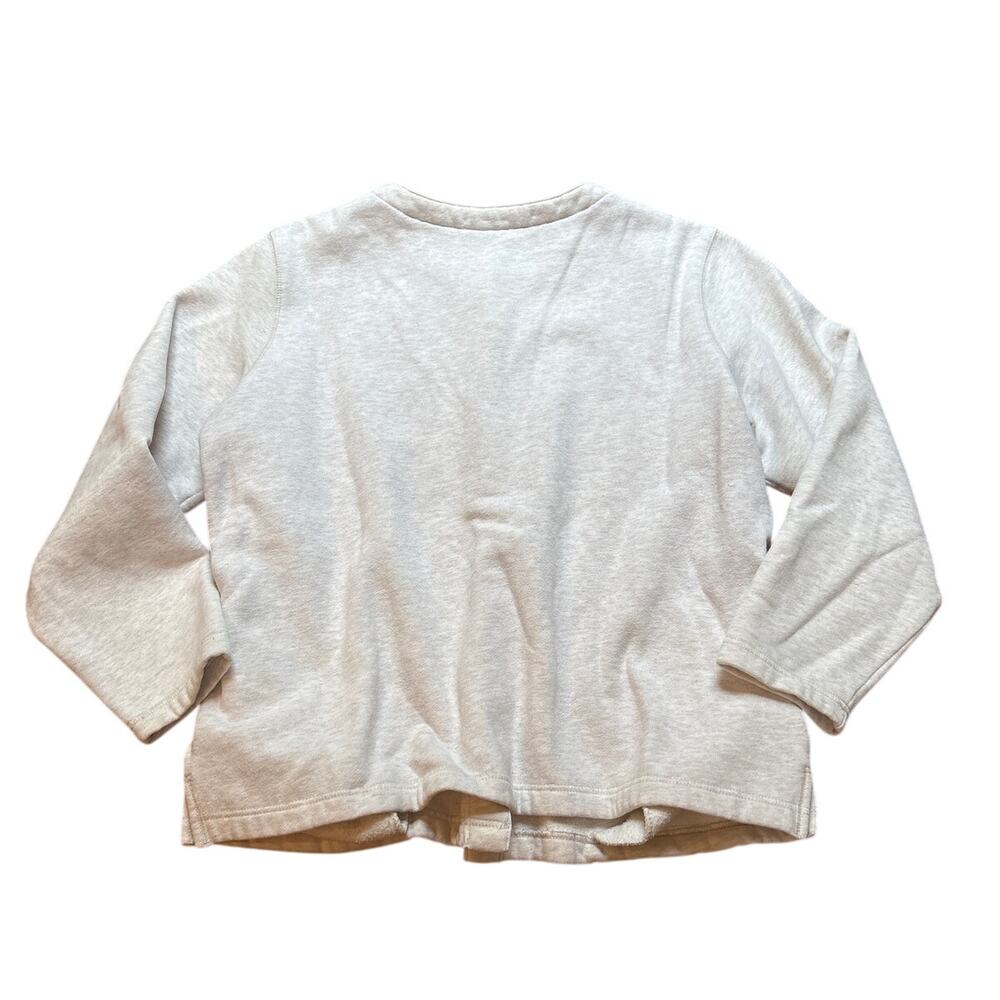 Classic Elements beige fall leaves embroidered gr… - image 5